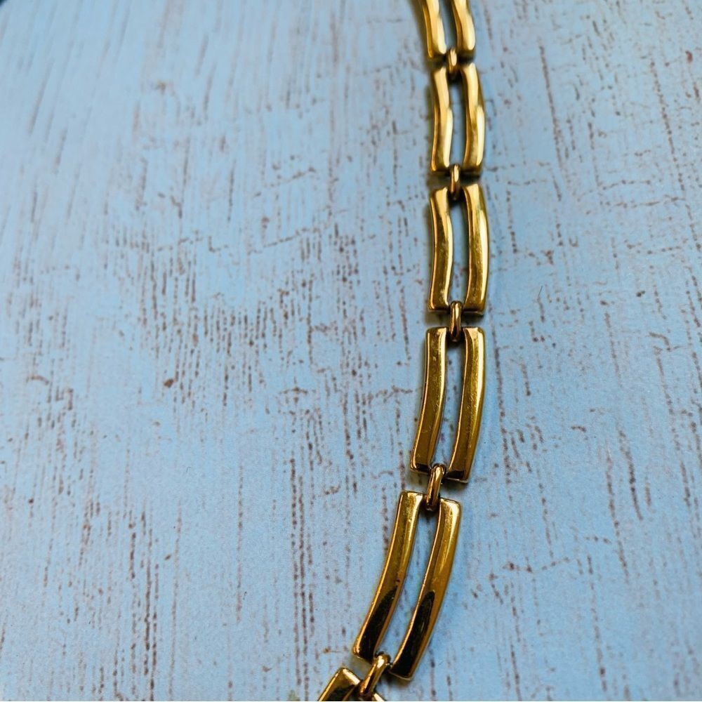 Monet Vintage Rectangular Link Chain - image 2